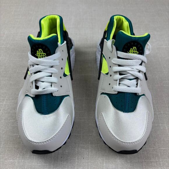 ⚡️ 2022 Nike Air Huarache Run “White Volt Bright Spruce” 7.5W - Picture 3 of 6